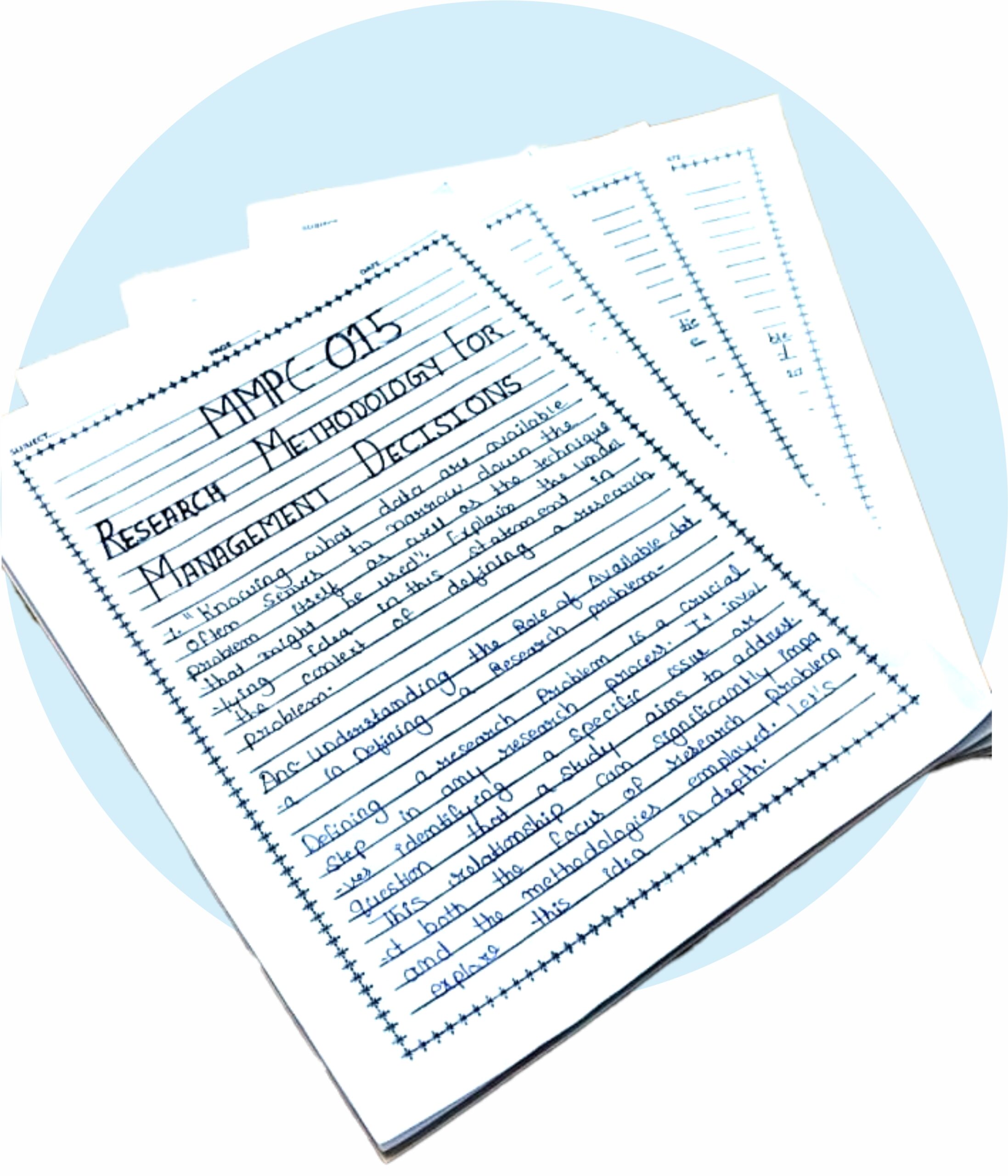 IGNOU assignment help presentation formatting handwritten academic structure guidance