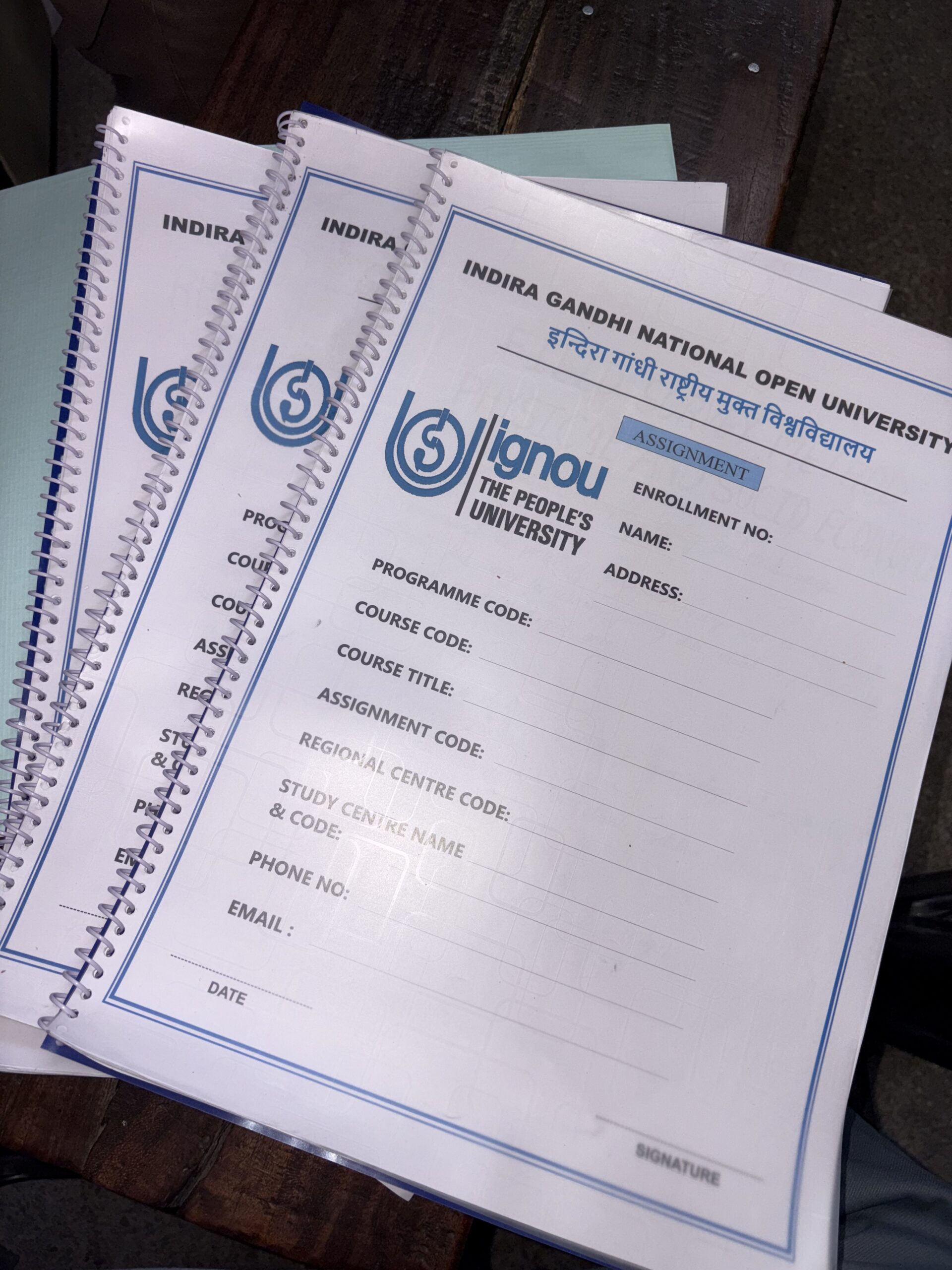 IGNOU Project Sample