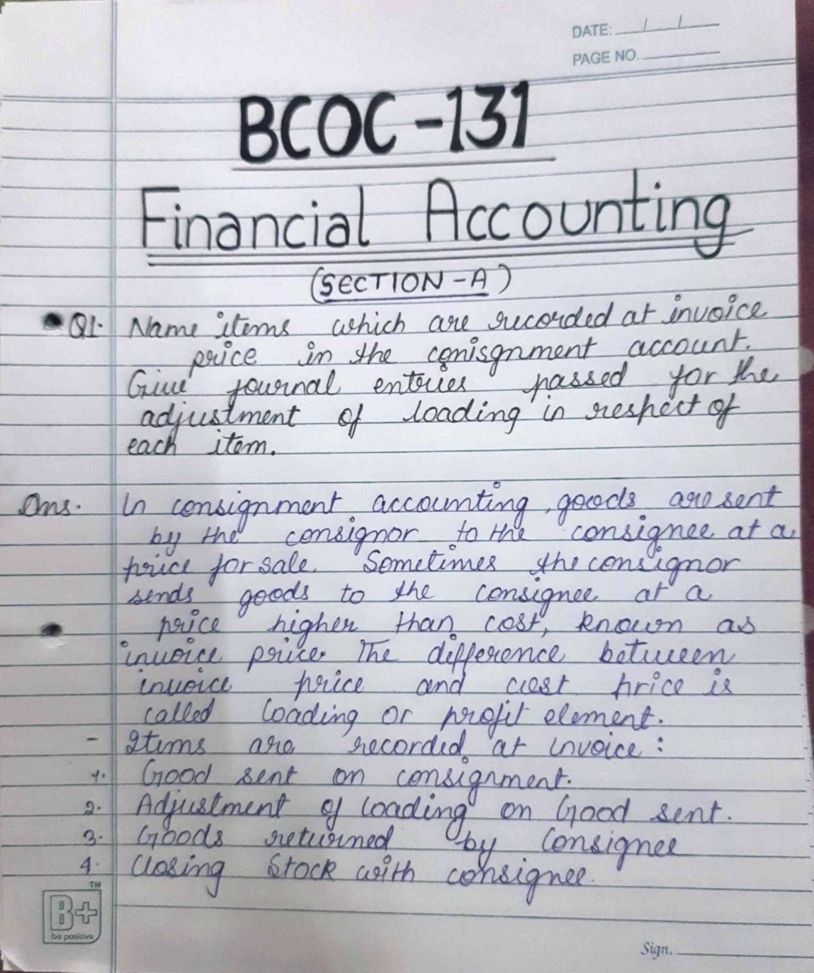 Trusted IGNOU Handwritten Assignment Help